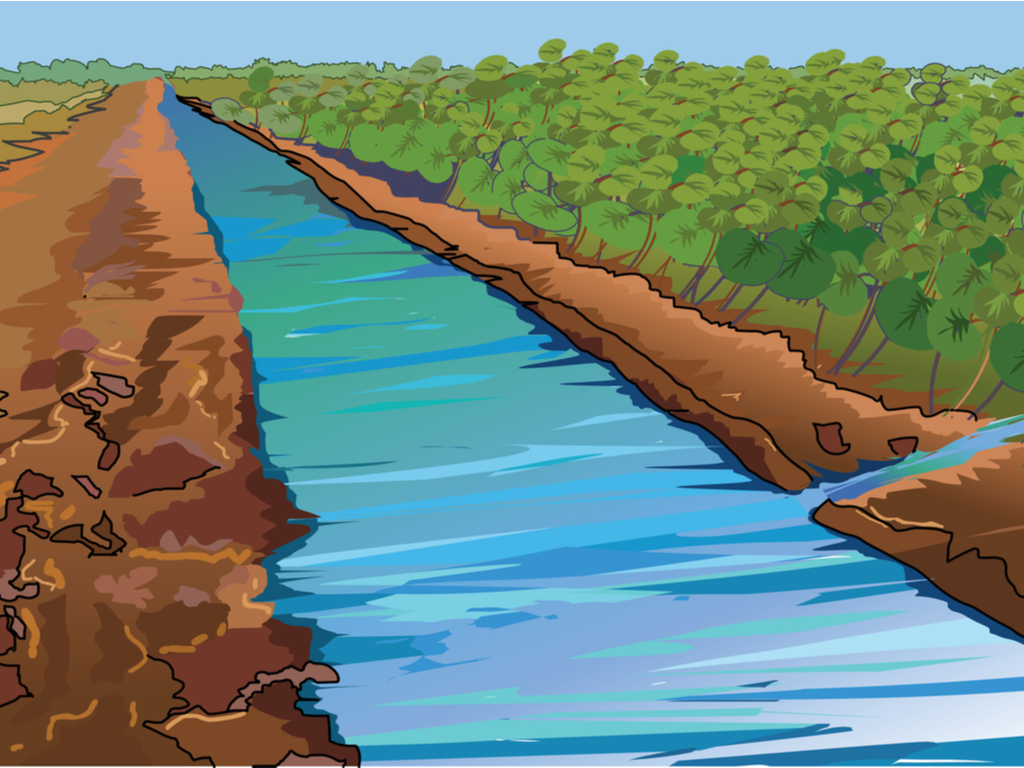 Irrigation — lesson. Science State Board, Class 8.