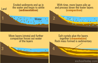 How Sedimentary Rocks Are Formed Diagram