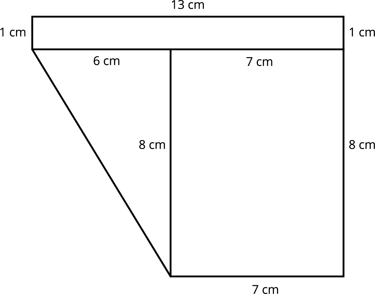 Area of combined shapes