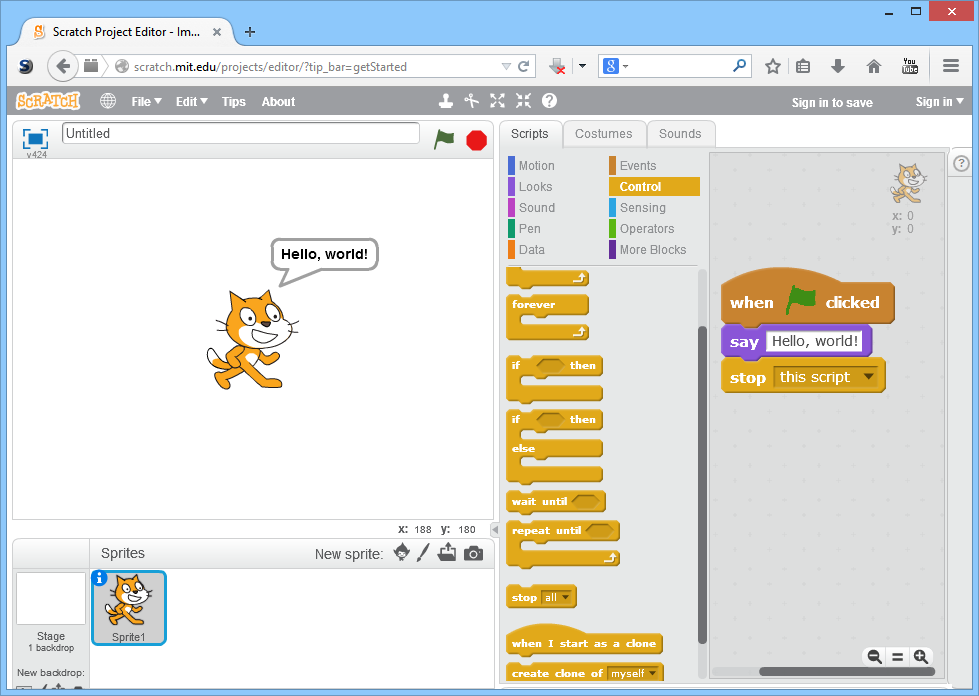 Introduction to Scratch