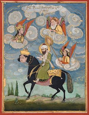 463px-Portrait_of_the_Prophet_Muhammad_riding_the_buraq_steed_-_Google_Art_Project.jpg
