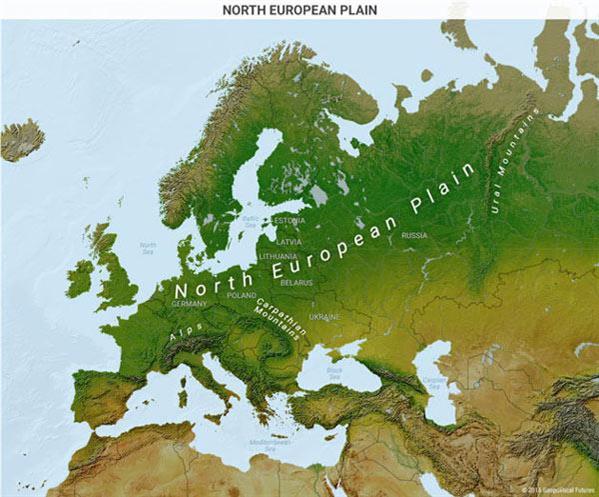 The North European plain — lesson. Social Science, Class 6.