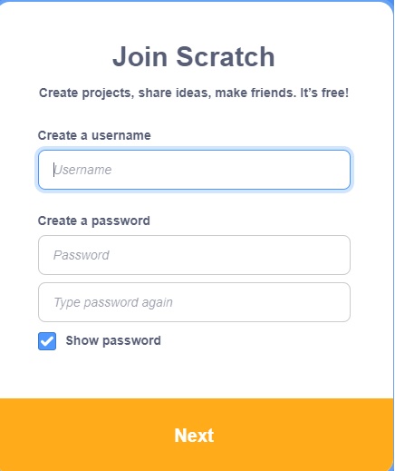 Create a Scratch account — lesson. Science State Board, Class 10.