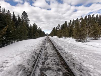 Trans Canada railroad -  North America railways transport - North America Geography - Yaclass.jpg